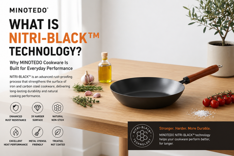What Is NITRI-BLACK Technology? Why MINOTEDO Cookware Is Built for Everyday Performance