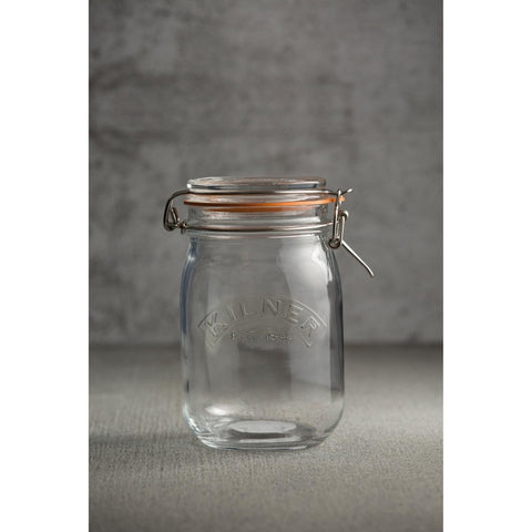 Round Clip Top Jar 1 Litre