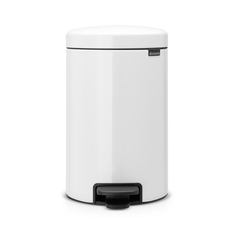 Pedal Bin Newicon 12L White