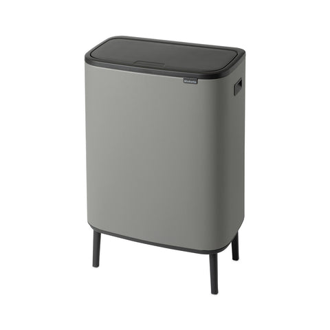 Bo Touch Bin Hi  60L - Mineral Concrete Grey