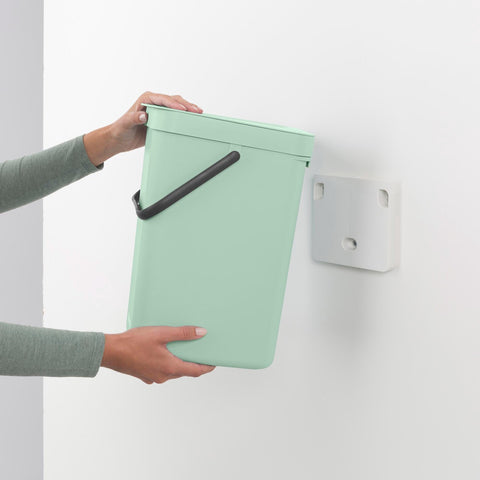 Waste Bin Sort & Go 12L - Jade Green
