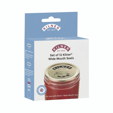 Kilner Wide Mouth Jar Seals Pack/12