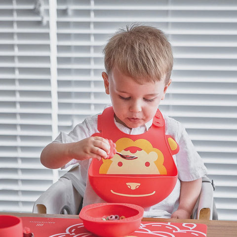 Baby Bib - Marcus Red