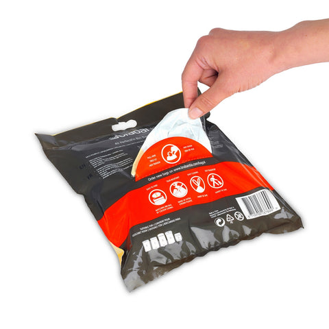 Bin Liner Code A (3 Litre) 40 Bags Dispenser Pack - White