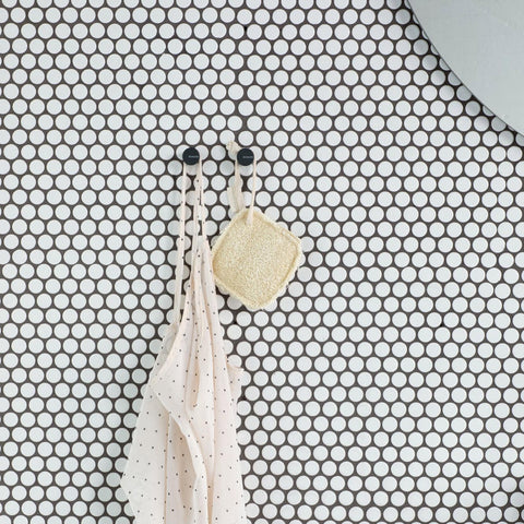 Mindset Towel Hooks Set of 2 Mineral Infinite Grey