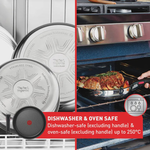 Tefal Ingenio Cook Eat Induction Non-Stick 15 Piece Set + Accessories