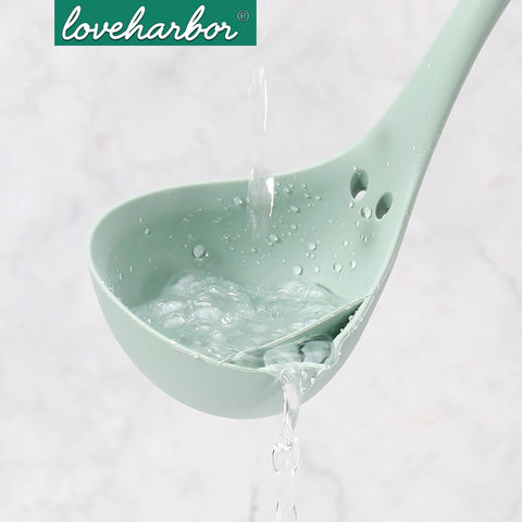 Loveharbor Premium Silicone Soup Ladle