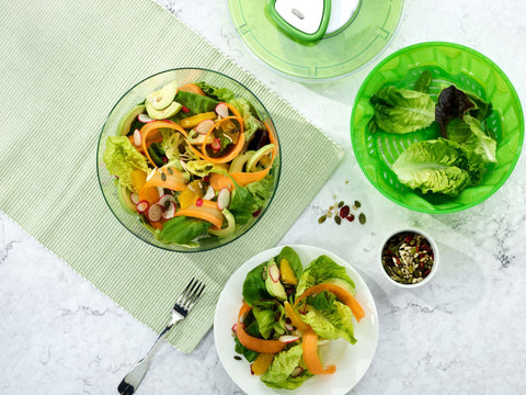 Easy Spin 2 Large Salad Spinner - Green