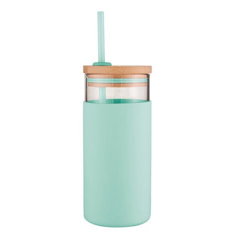 Glass Smoothie Tumbler 580ml - Mint