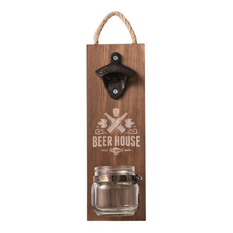 Bottle Opener With Jar Cap Catcher