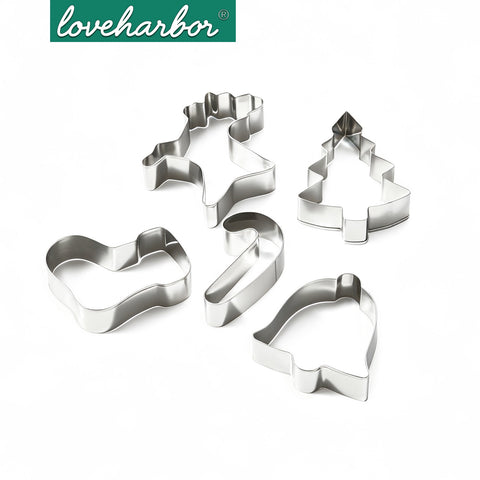 Loveharbor Christmas Cookies Cutter Set
