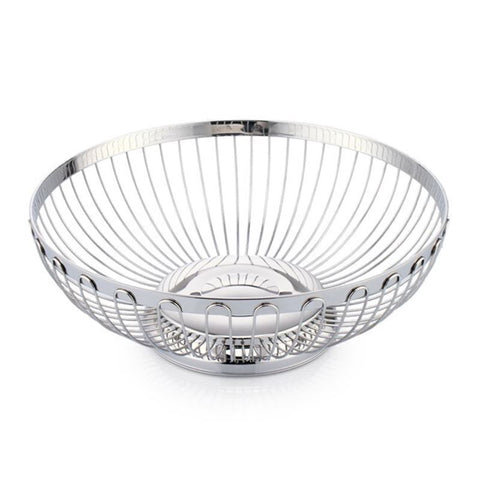 Stainless Steel Round Basket 25Cm