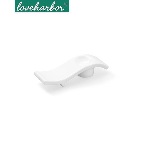 Loveharbor White Porcelain Chopstick Rest