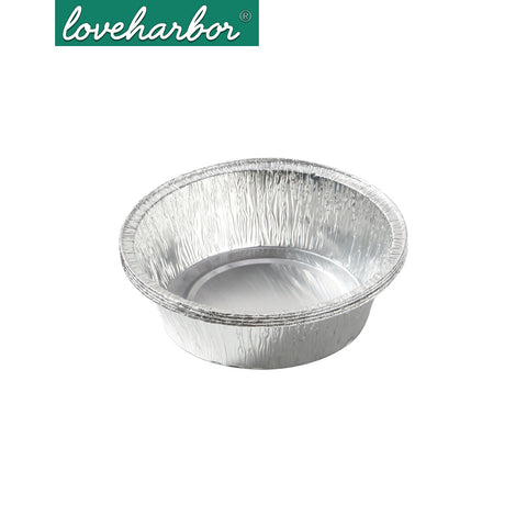 Loveharbor Round Aluminum Foil Pan 4Pcs Set