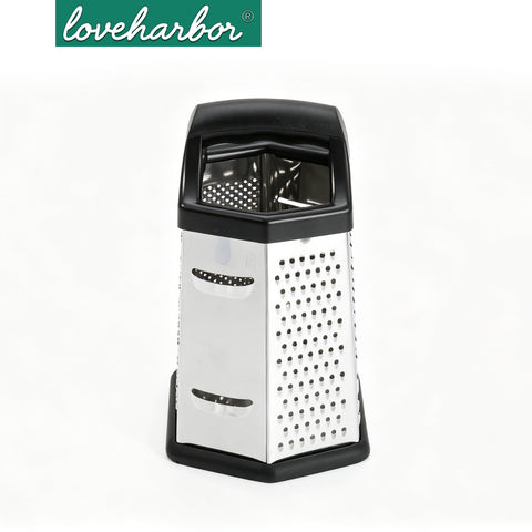 Loveharbor 6 Sided Stainless Steel Box Grater
