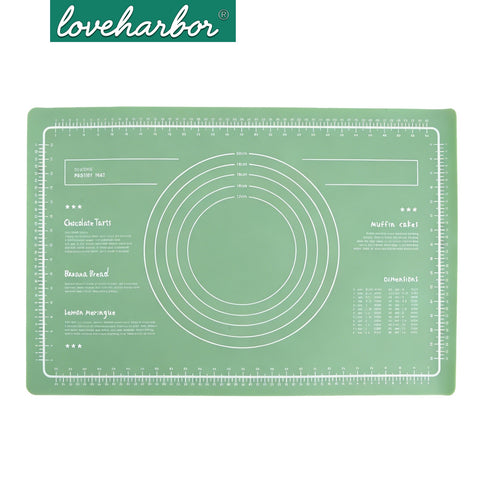 Loveharbor Non-Slip Food Grade Silicone Pastry Mat