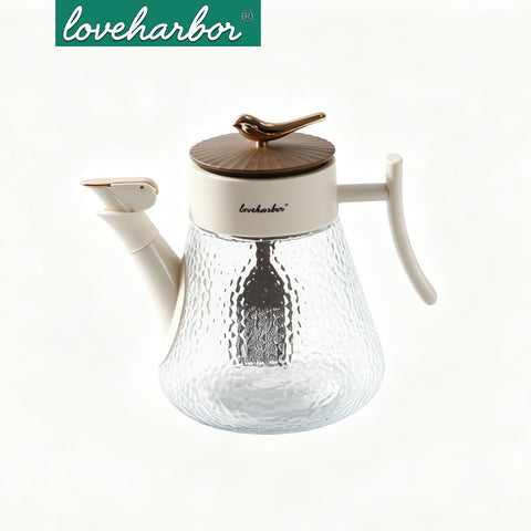 Loveharbor Multi-Function Glass Oil Pot