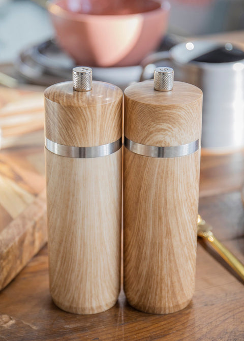 Beech Salt & Pepper Mill 17cm