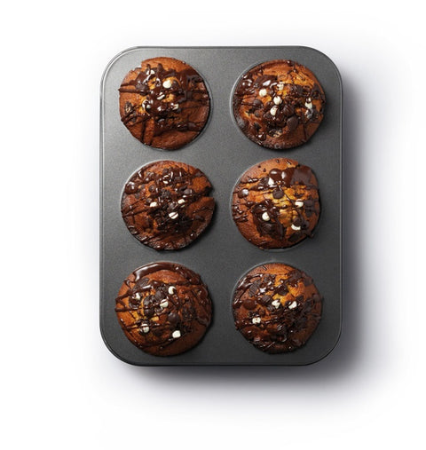 Heavy Base American Muffin Pan 6 Cup