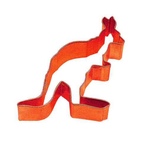 Kangaroo Cookie Cutter 8cm - Orange