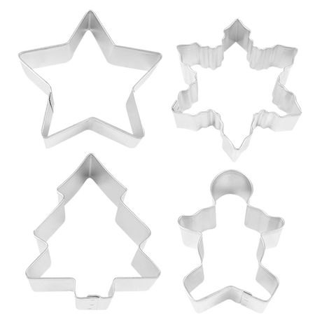 Xmas S/S Cookie Cutter Set 4