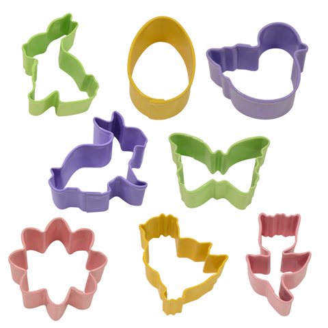 Mini Easter Cookie Cutter Set 8 - Assorted Colours