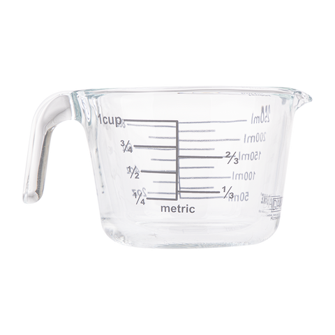 Borosilicate Glass Measure Jug 1 Cup/250ml