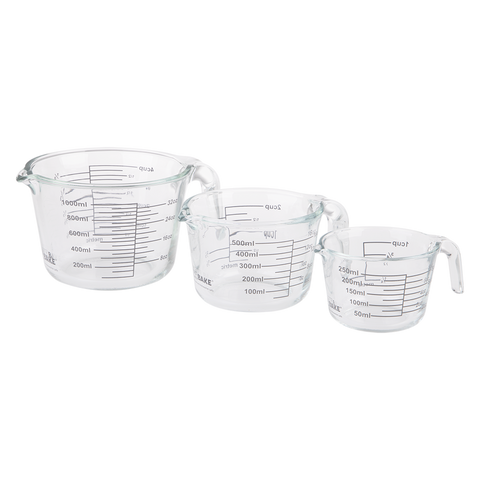 Borosilicate Glass Measure Jug 4 Cup/1l