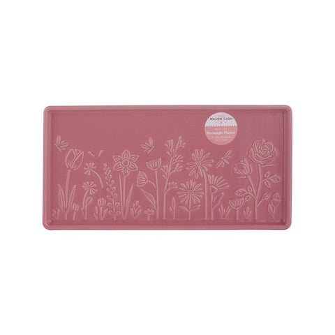 In The Meadow Pink Rectangle Platter 30 x 15 x 2cm