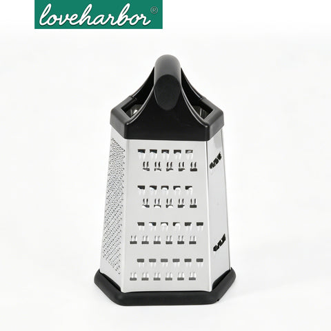 Loveharbor 6 Sided Stainless Steel Box Grater