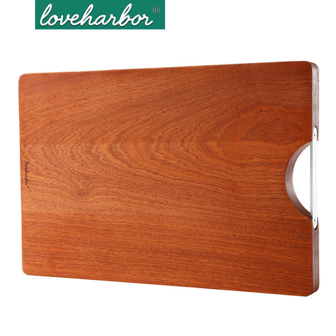 Loveharbor Rectangular Wooden Cutting Board