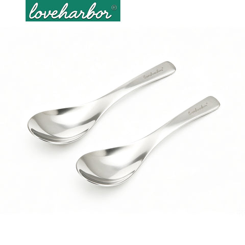 Loveharbor Stainless Steel Soup Spoon