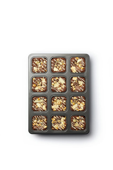 Heavy Base Square Brownie Pan 12 Cup