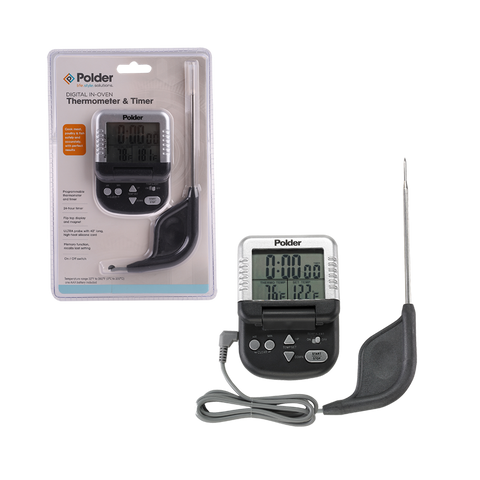 Digital In-Oven Thermometer & Timer