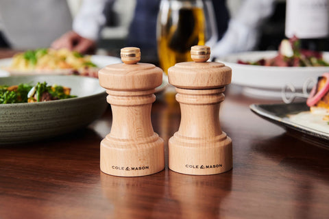 Hoxton Natural Beech Salt Mill 10.4cm