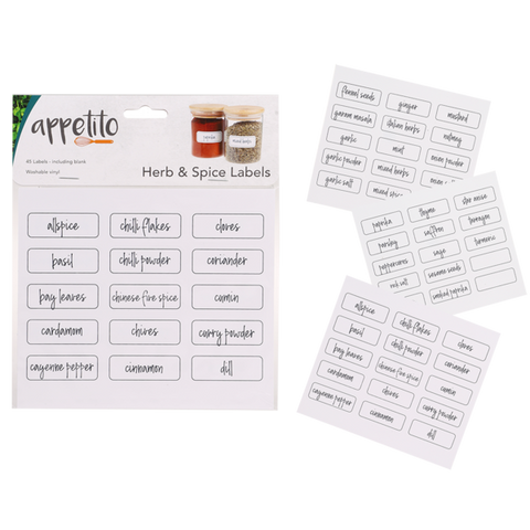 Herb & Spice Labels Pack 45
