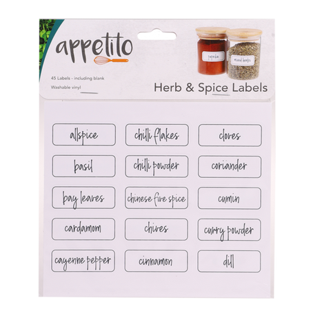 Herb & Spice Labels Pack 45