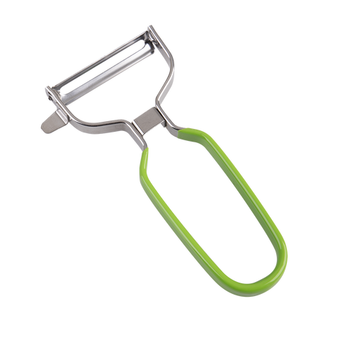 Stainless Steel Speed 'Y' Peeler W/ Japanese Steel Blade - Green