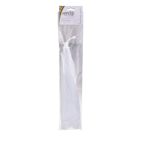 30Cm Square Nylon Net Food Cover White
