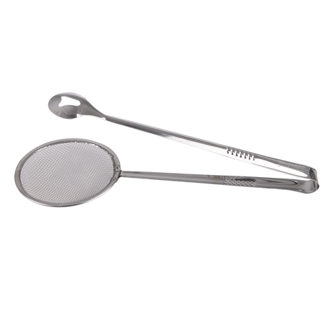 Stainless Steel Skimmer Tongs 28.5cm