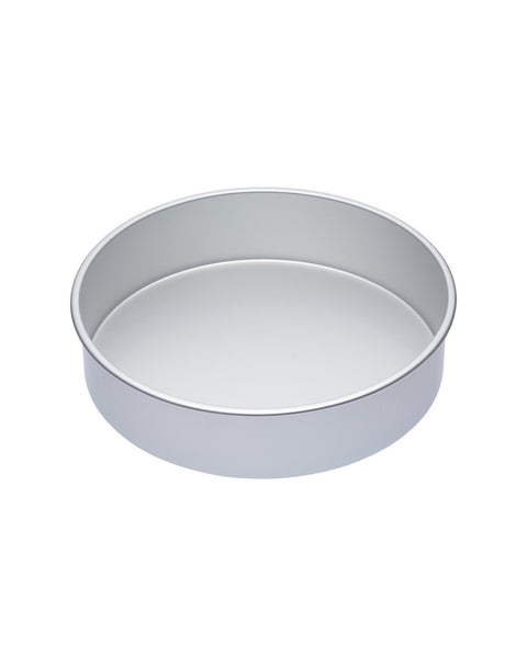 Silver Anodised Round Deep Cake Pan 30cm