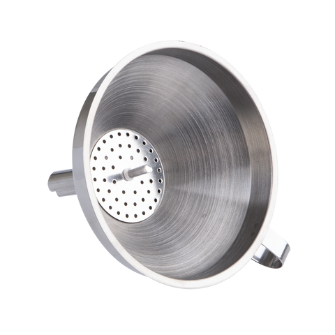 Stainless Steel Funnel W/ Strainer 12cm Dia.