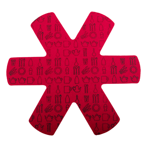 Pot & Pan Protectors Set 2 - Red