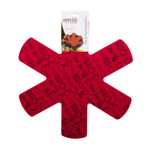 Pot & Pan Protectors Set 2 - Red