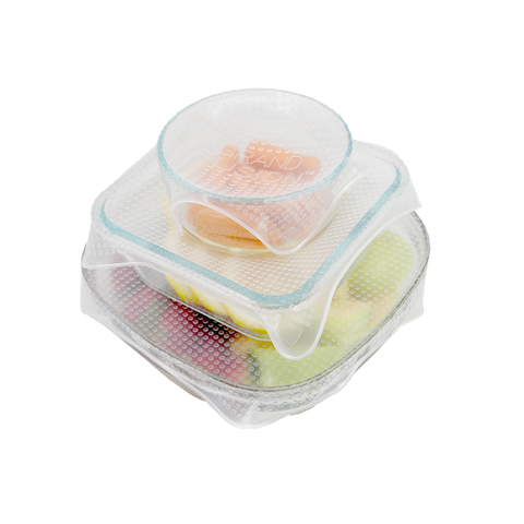 Silicone Food Wraps Pack of 4
