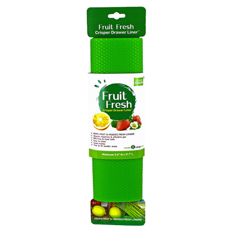 Fruit Fresh Crisper Drawer Liner Set Of 2 Green