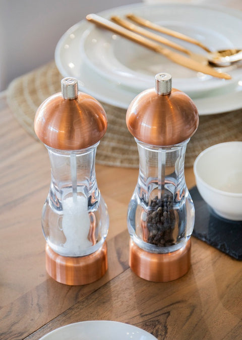 Copper Capstan Pepper Mill 19cm