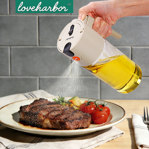 Loveharbor 2-In-1 Glass Oil Dispenser & Sprayer