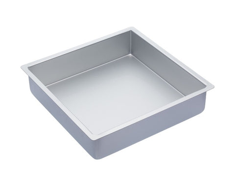 Silver Anodised Square Deep Cake Pan 30.5cm