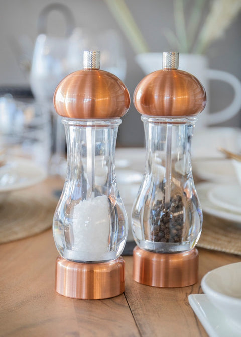 Copper Capstan Pepper Mill 19cm